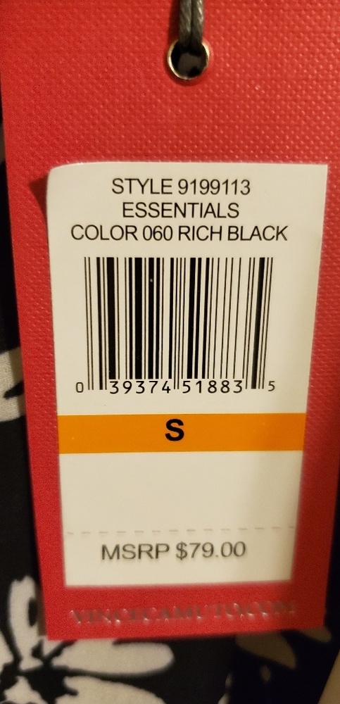 🔥Vince Camuto Floral  Spilt Sleeve Blouse sz S - Picture 7 of 7